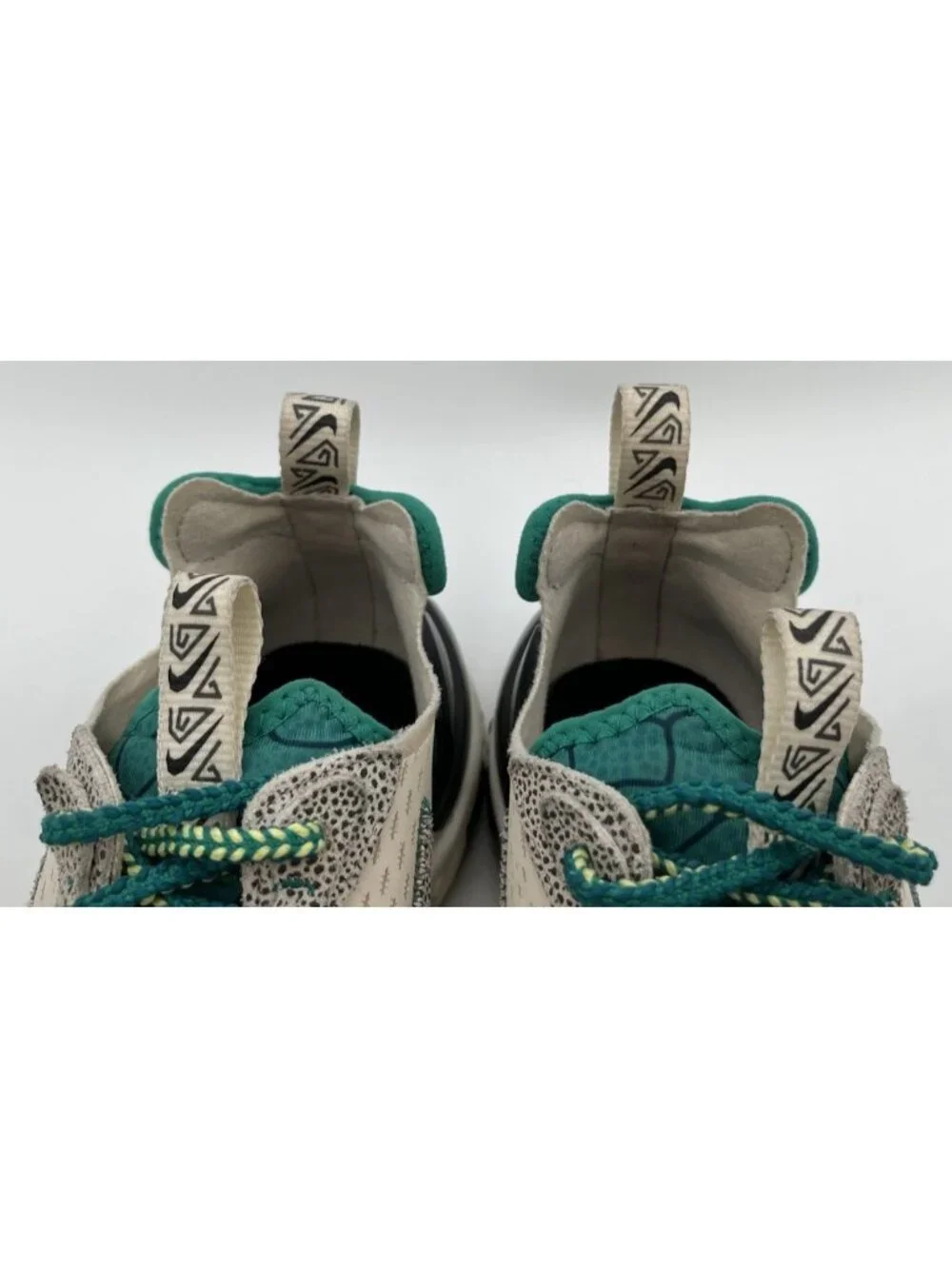 NIKE ID React Vision Cheetah Print Logo Brown Green Women’s Size 7.5 CT3618-991